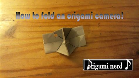 How To Fold An Origami Camera Easy Youtube