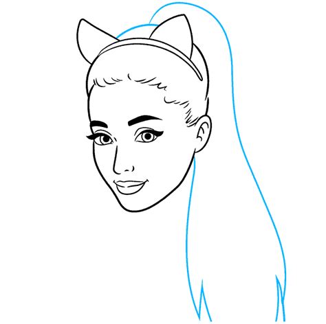 How To Draw Ariana Grande Really Easy Drawing Tutorial