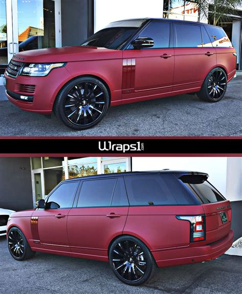 Really Nice Color Change Wrap On This Range Rover By Wraps1 Material