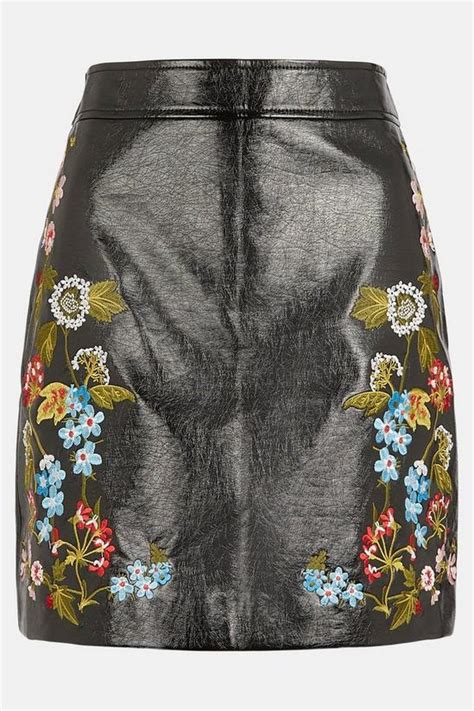Skirts British Museum X Mary Delany Vinyl Mini Skirt Warehouse