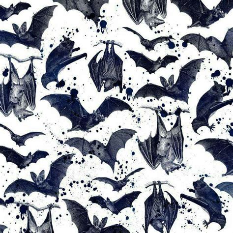 Bat Print Bat Art Halloween Art Bat Tattoo