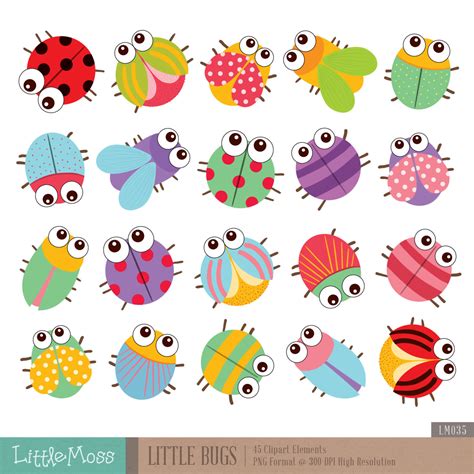 Colorful Insect Clipart 20 Free Cliparts Download Images