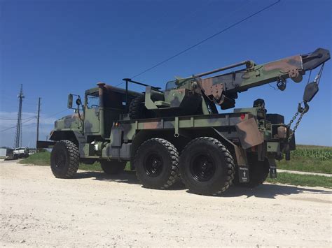 M936a2 5 Ton Military Wrecker Crane Truck Sold Midwest Military Equipment
