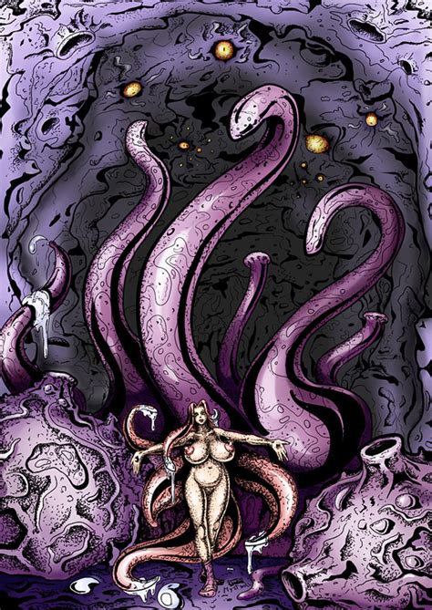 The Lair Of A Tentacle S Queen By Mystwell Hentai Foundry