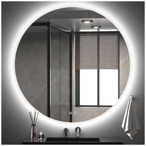 Buy Keonjinn Backlit Mirror Bathroom Inch UL Listed LED Round Mirror Lighted Vanity Mirror