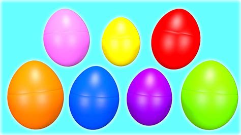 Animated Surprise Eggs For Learning Colors Part 1 Fun And Educational