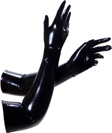 rubberfashion long latex gloves latex gloves elbow length with finished surface not chlorinated