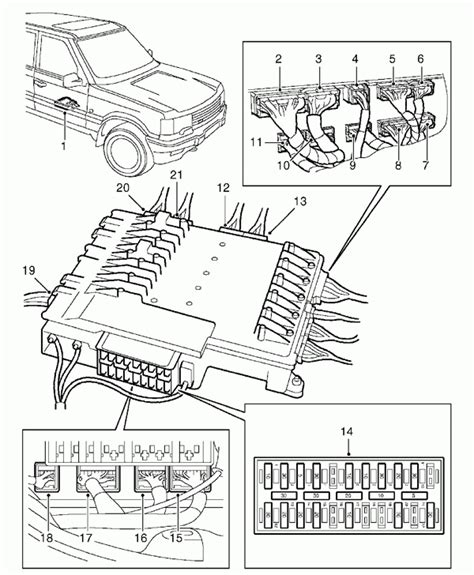 If your range rover has many options like a sunroof, navigation, heated seats, etc, the more fuses it has. 2003 Range Rover Fuse Box Diagram | Fuse Box And Wiring ...