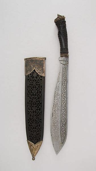 Knife Bolo With Sheath Philippine The Metropolitan Museum Of Art