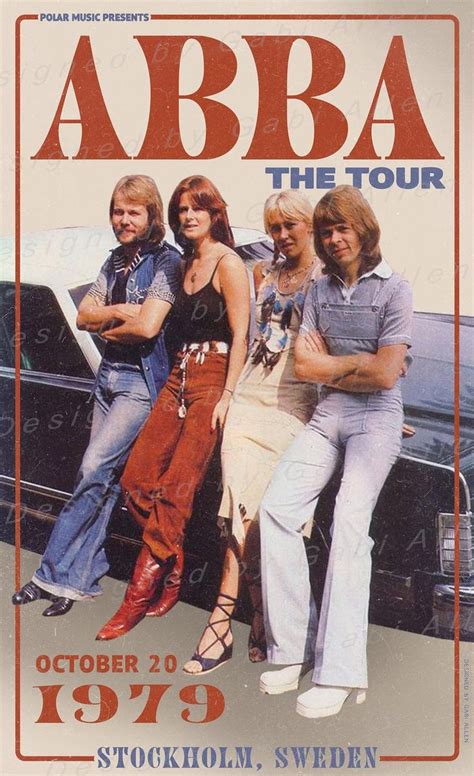 Abba The Tour Print Digital Download Poster In 2021 Picture Collage