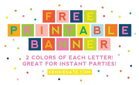 Free Printable Banner Templates For Word