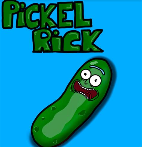 Artstation Pickle Rick