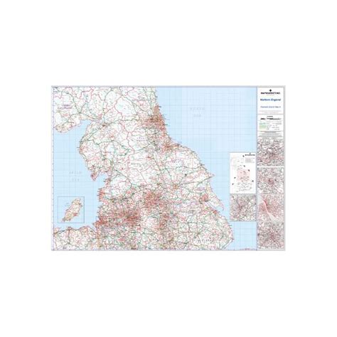 Buy Postcode District Map 4 Northern England Newcastle Upon Tyne