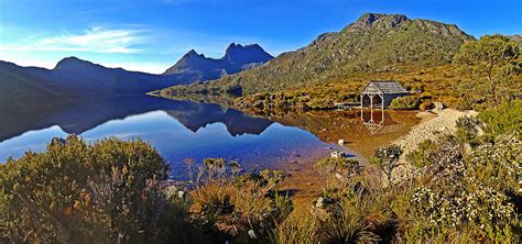 Dove Lake Sunrise Panaorama Photograph By Tony Crehan Fine Art America