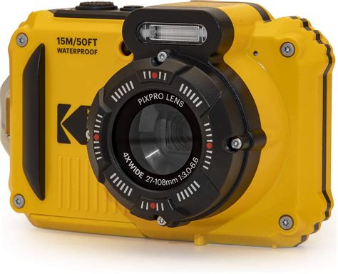Kodak Pixpro Wpz2 Rugged Waterproof Digital Camera 16mp 4x Optical Zoom