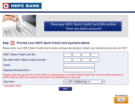 Recently amazon india has launched credit card payment service in their amazon pay. HDFC Credit Card Bill payment - 2021 - PaidKiya Blogs