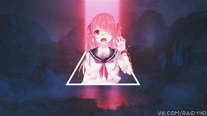 Glitch Anime Wallpapers Aesthetic Wallhere Wallhaven Cc