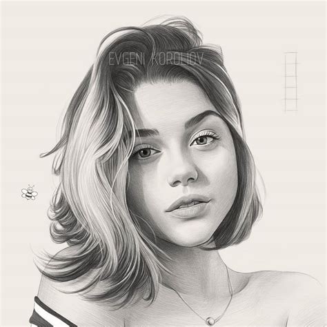 Stunning Hyper Realistic Portrait Pencil Drawings By Evgeni Koroliov