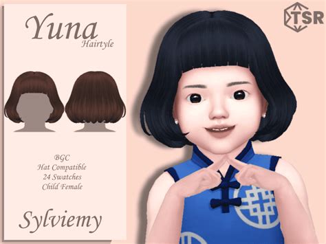 Yuna Hairstyle Toddler Sims 4 Haircuts