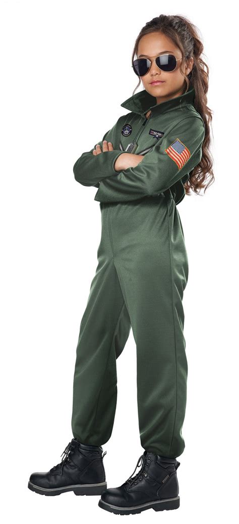 Size Large 00552 Air Force Captain Fighter Pilot Military Child Costume