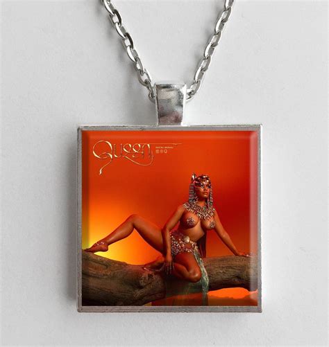 Nicki Minaj Queen Album Cover Art Pendant Necklace Queen Album