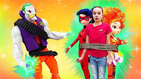 Куклы против Джокера — Новая серия Охотники за игрушками — Видео для детей куклы и игрушки