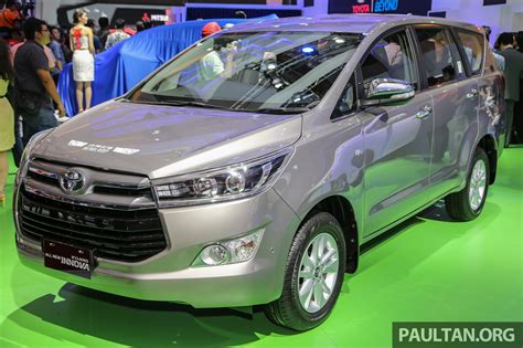 Check out mileage, colors, interiors, specifications & features. IIMS 2016: Perincian Toyota Innova baharu - Type Q dengan ...