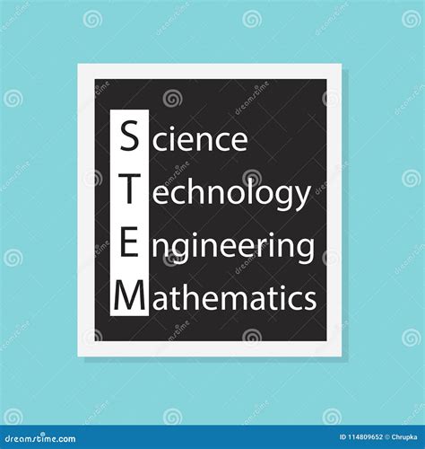 Stem Science Technology Engineering And Mathematics Concept Stock