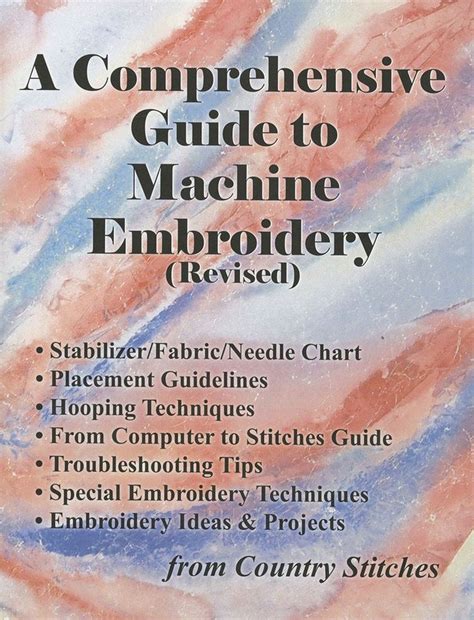 Comprehensive Guide To Machine Embroidery Etsy Machine Embroidery