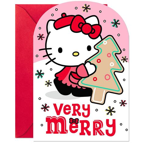 Hello Kitty Very Merry Christmas Card Greeting Cards Hallmark