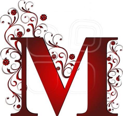 Quilling capital letters and monograms. capital letter M red, abstract, alphabet, alphabetic | 페이퍼 커팅 도안, 폰트
