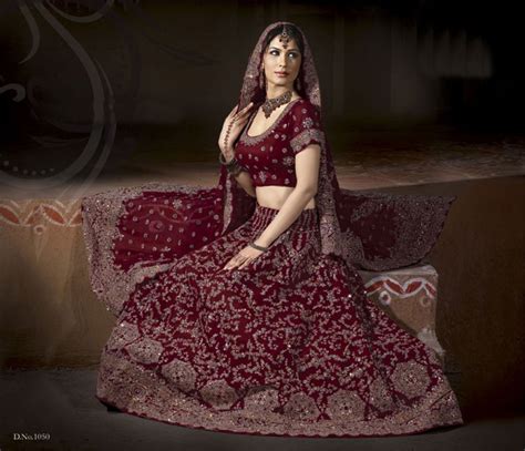 bridal lenghas from trends of india maharani weddings