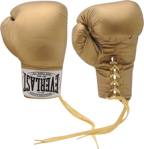 Everlast Mens Autograph Boxing Gloves Gold One Size Clothing