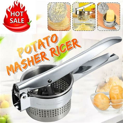 Potato Ricer Professional Stainless Steel Baby Food Press Stainless