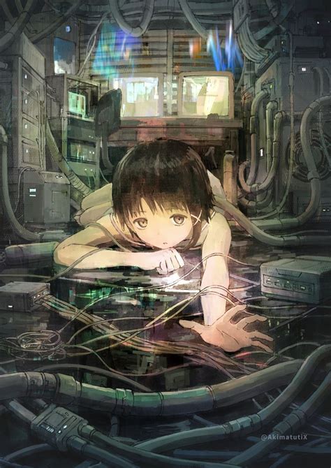 Serial Experiments Lain あきま My Blog Anime Anime Art Girl Anime Art