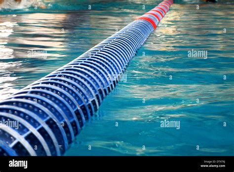 Swimming Pool Lane Divider Float Stock Photo Alamy