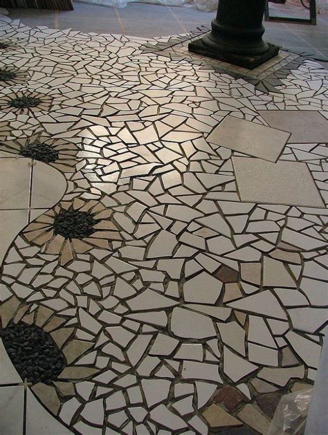 6th And Trade Gallery Floor Mosaic Flooring Mosaic Tile Designs
