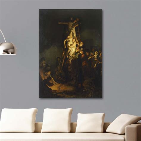 Descent From The Cross By Rembrandt Van Rijn As Art Print Canvastar