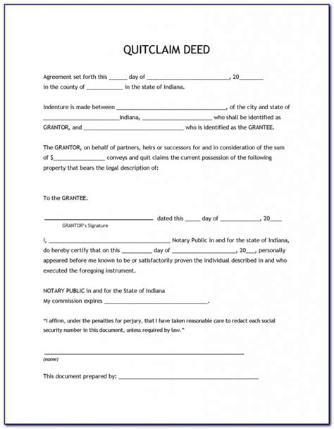 Quit Claim Deed Fillable Form Wisconsin Printable Forms Free Online