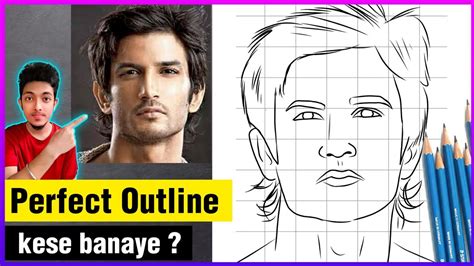 Sushant Singh Rajput Drawing How To Draw Sushant Singh Rajput Step By Step Youtube