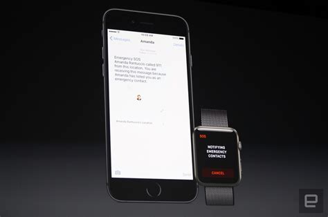 Apple Watchos 3s Sos Feature Alerts Emergency Services Anywhere Engadget