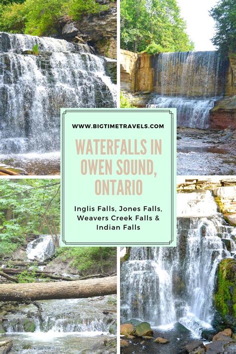 4 Waterfalls To Visit In Owen Sound Ontario • Big Time Travels