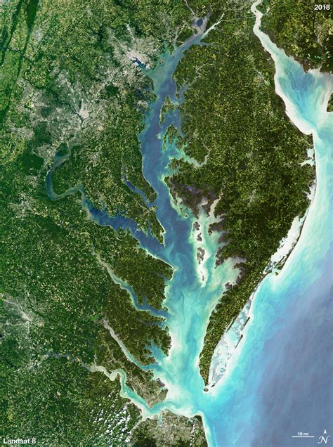 Chesapeake Bay From Space Landsat Science