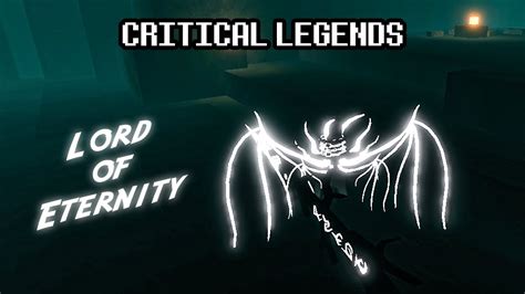 The Best Eternity Class Critical Legends Roblox Youtube