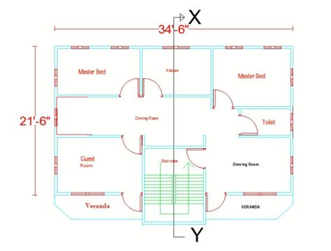 Create Professional Floor Planhouseplan In Autocad By Uthsha Fiverr