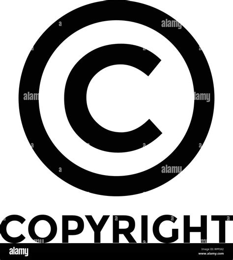 Copyright Icon Design Template Vector Isolated Illustration Stock