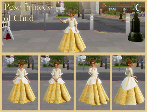 The Sims 4 Pose Princess Of Child Cris Paula Sims Roupas Sims