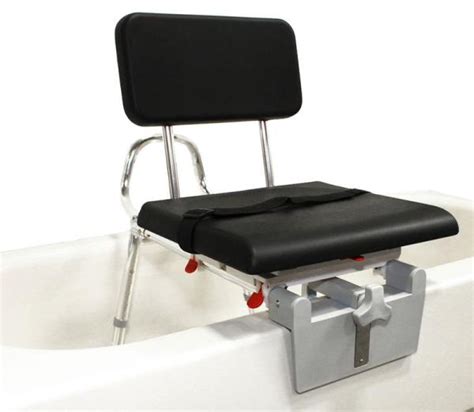 Tub benches with swivel seats allow additional ease of. Sliding Tub mount Transfer Bench with Padded Swivel Seat ...