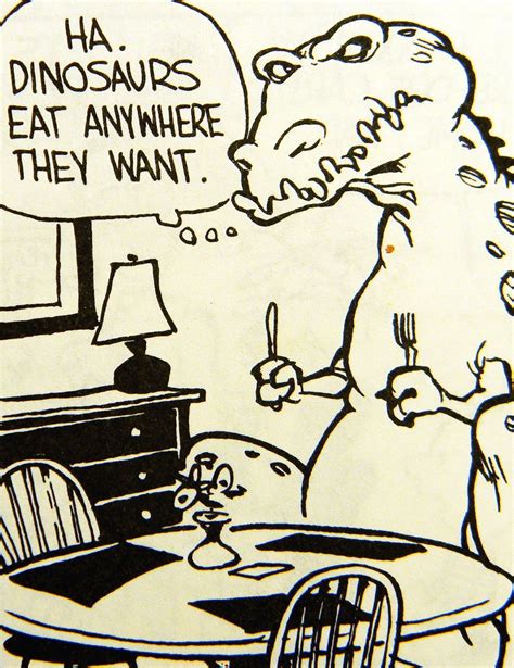 Calvin And Hobbes Da 12 6 14 Ha Dinosaurs Eat Anywhere They Want