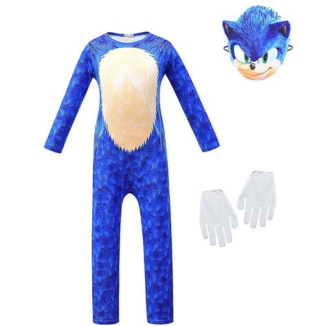 Child Deluxe Sonic Costume Ubicaciondepersonascdmxgobmx